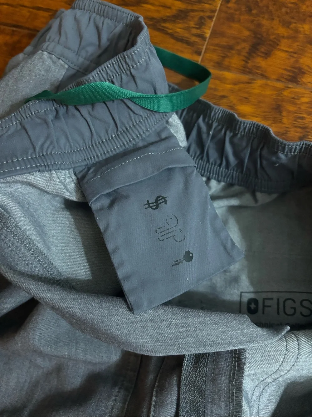 Figs Technical Collection Scrub Pants Men's Graphite Grey Cargo Nursing Bottoms
